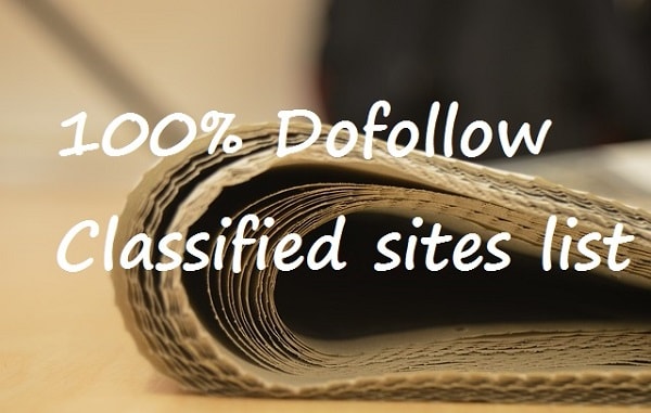 free dofollow classified sites list