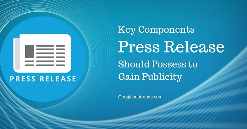 Components of press release