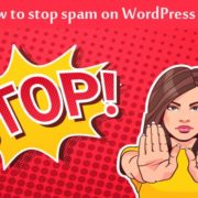 How to stop spam on WordPress sites-min