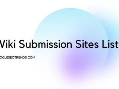 Wiki Submission Sites List