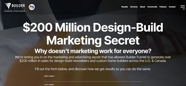 builder funnel